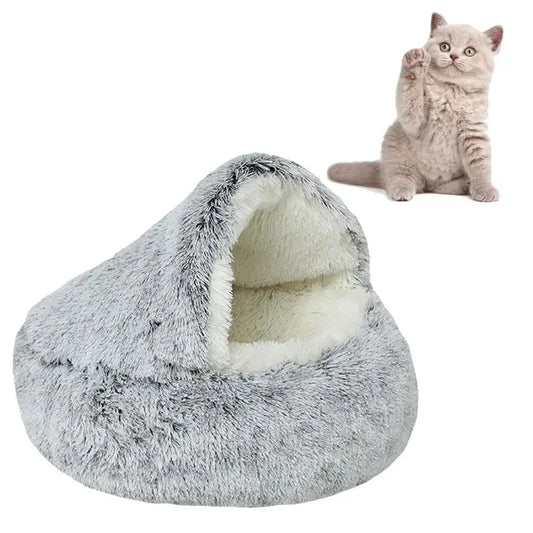 Calming Donut Cat And Dog Bed